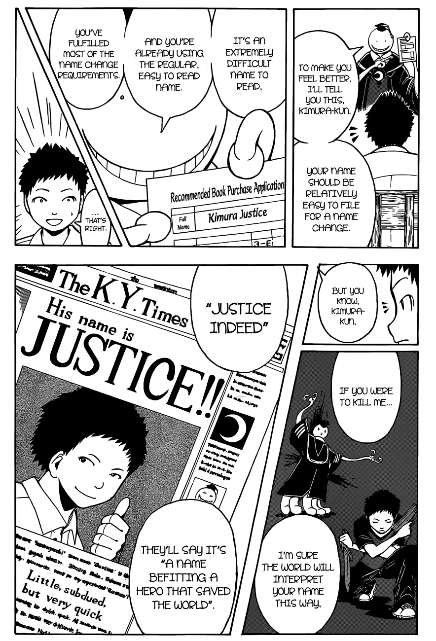 Assassination Classroom, chapter 89, page 16