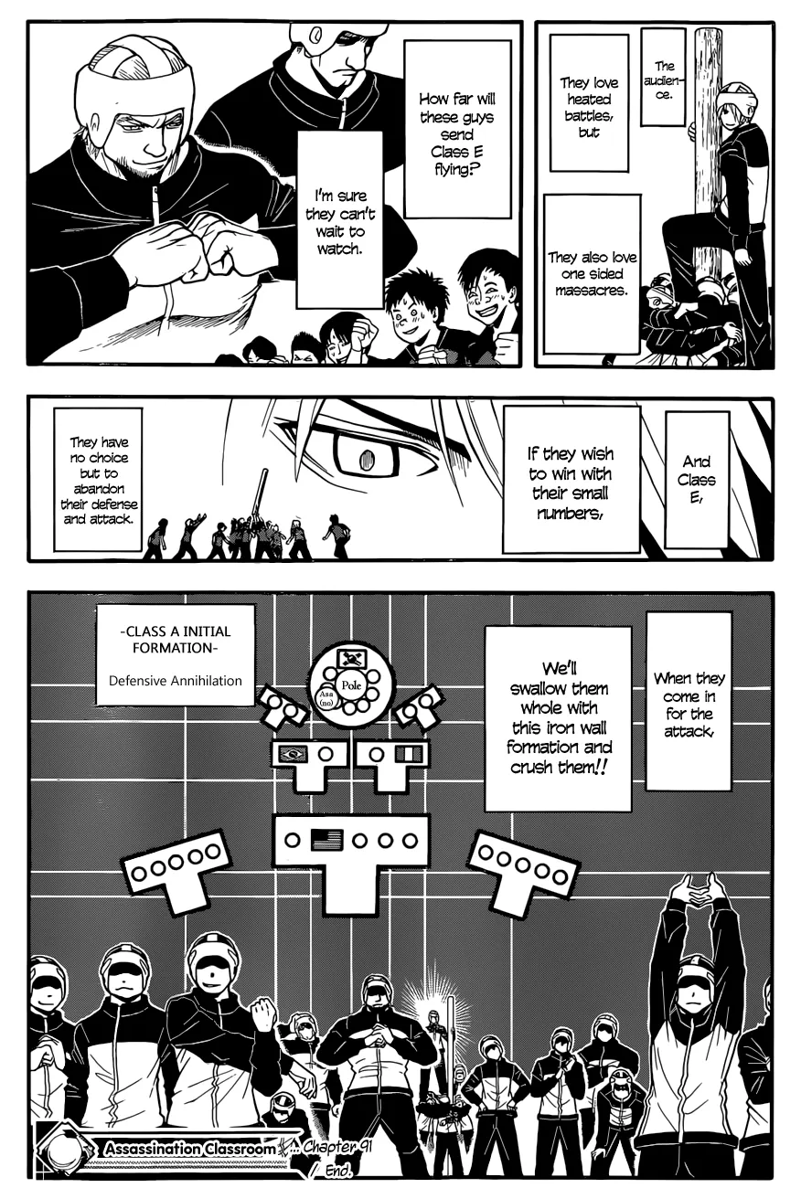 Assassination Classroom, chapter 91, page 18