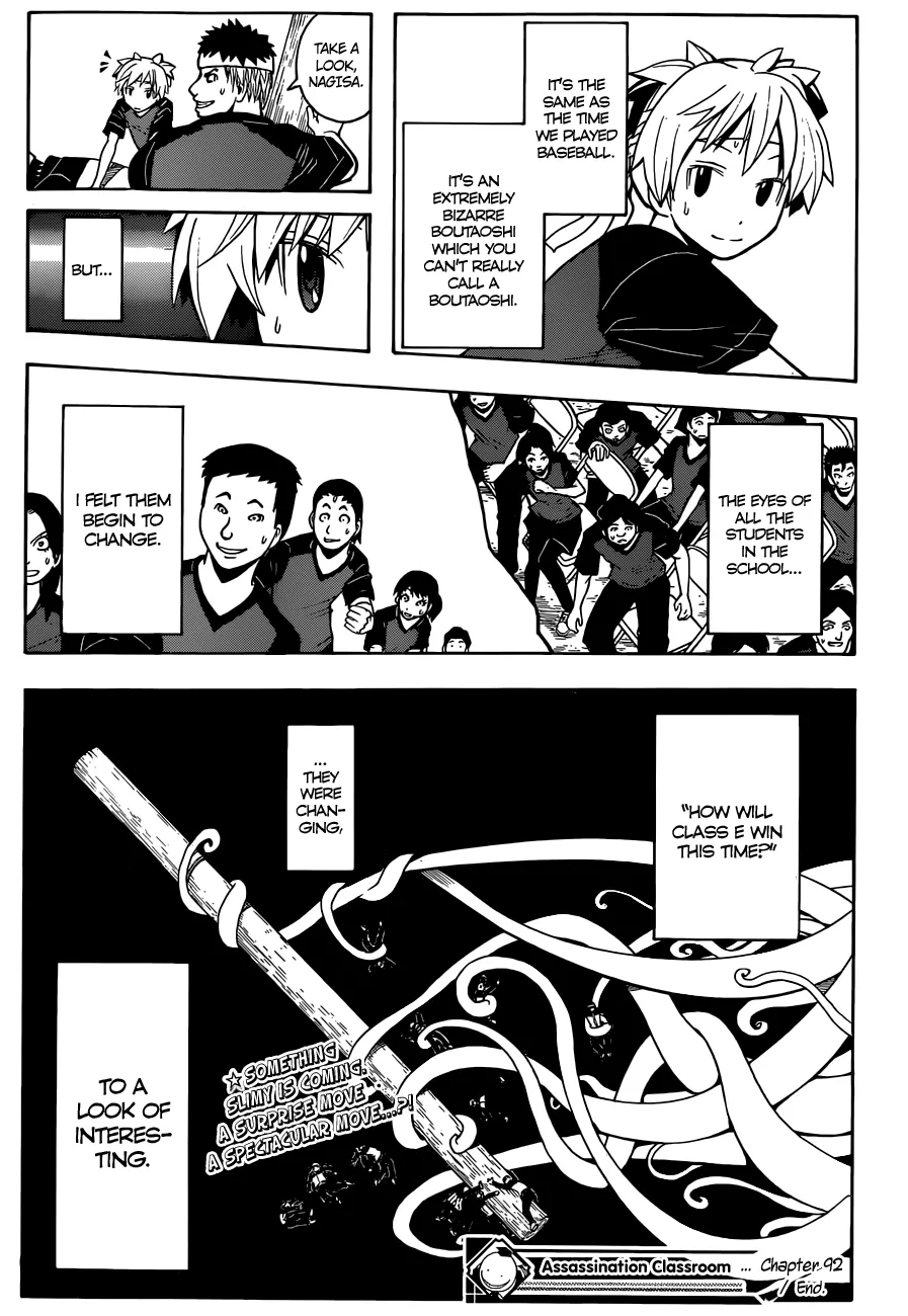 Assassination Classroom, chapter 92, page 19