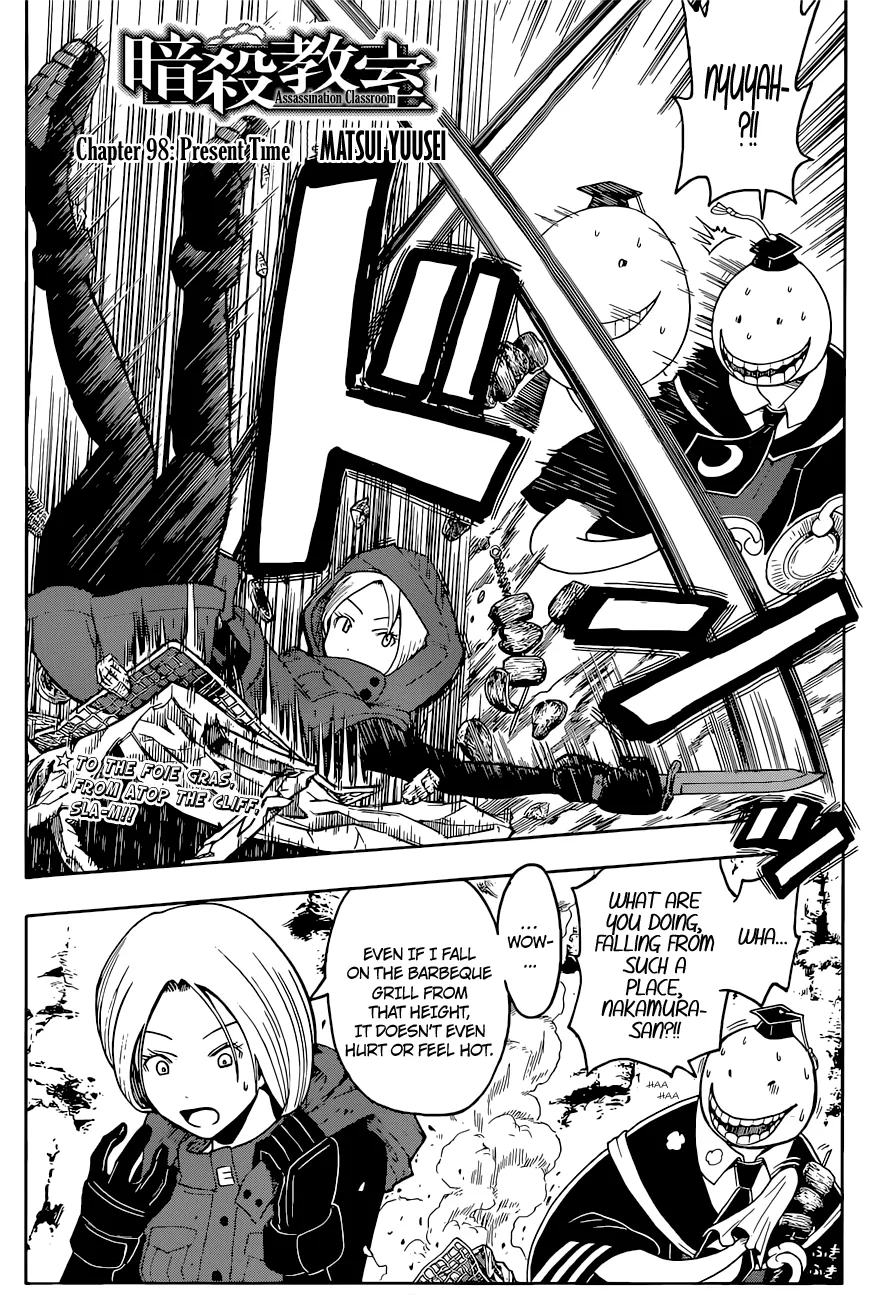 Assassination Classroom, chapter 98, page 2
