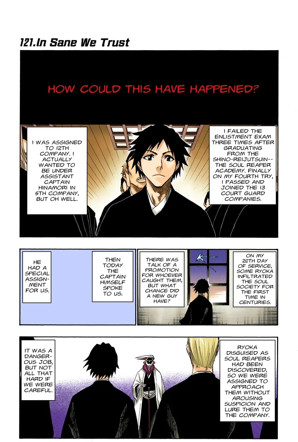 Bleach Colored Manga, chapter 121, page 1