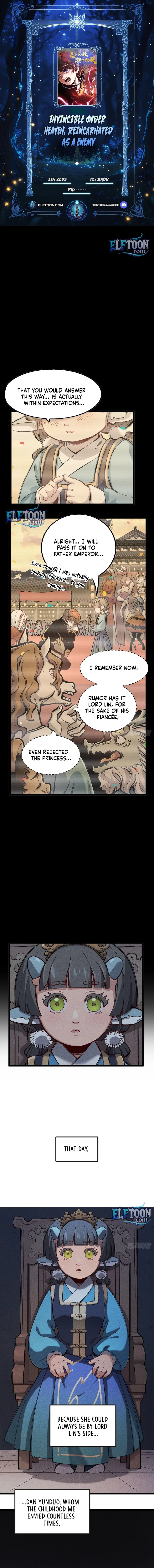 Invincible Under Heaven: Reborn as the Enemy, chapter 8, page 1