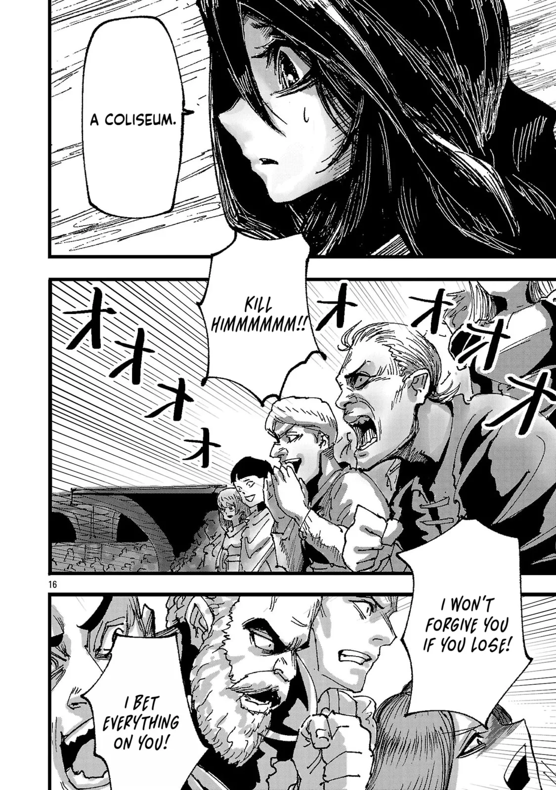 A Girl Awakens to Her "Talent for Slaughter" in Another World, chapter 1, page 16