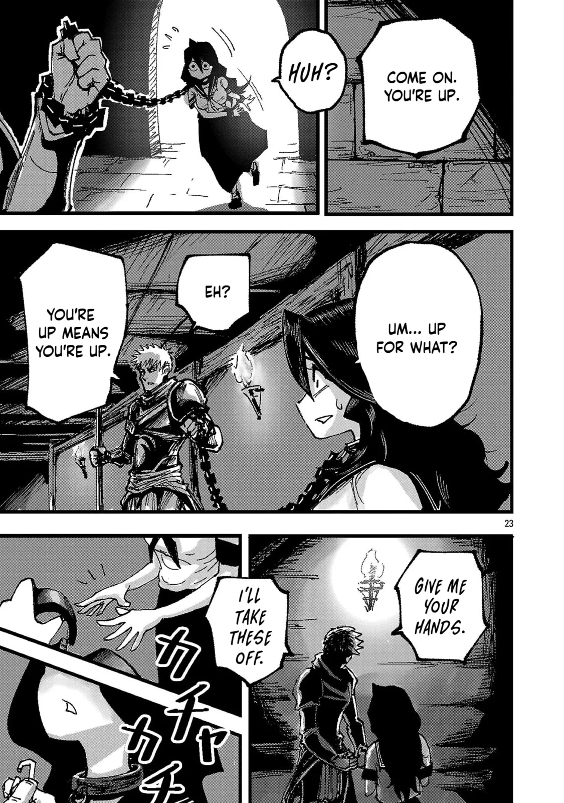 A Girl Awakens to Her "Talent for Slaughter" in Another World, chapter 1, page 23