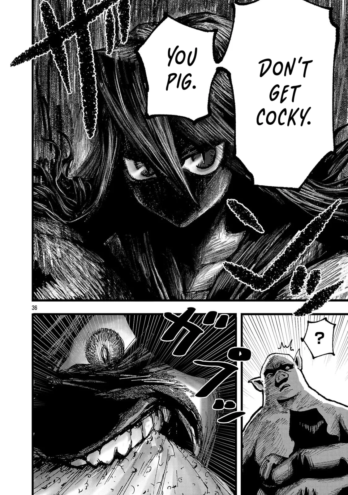 A Girl Awakens to Her "Talent for Slaughter" in Another World, chapter 1, page 36