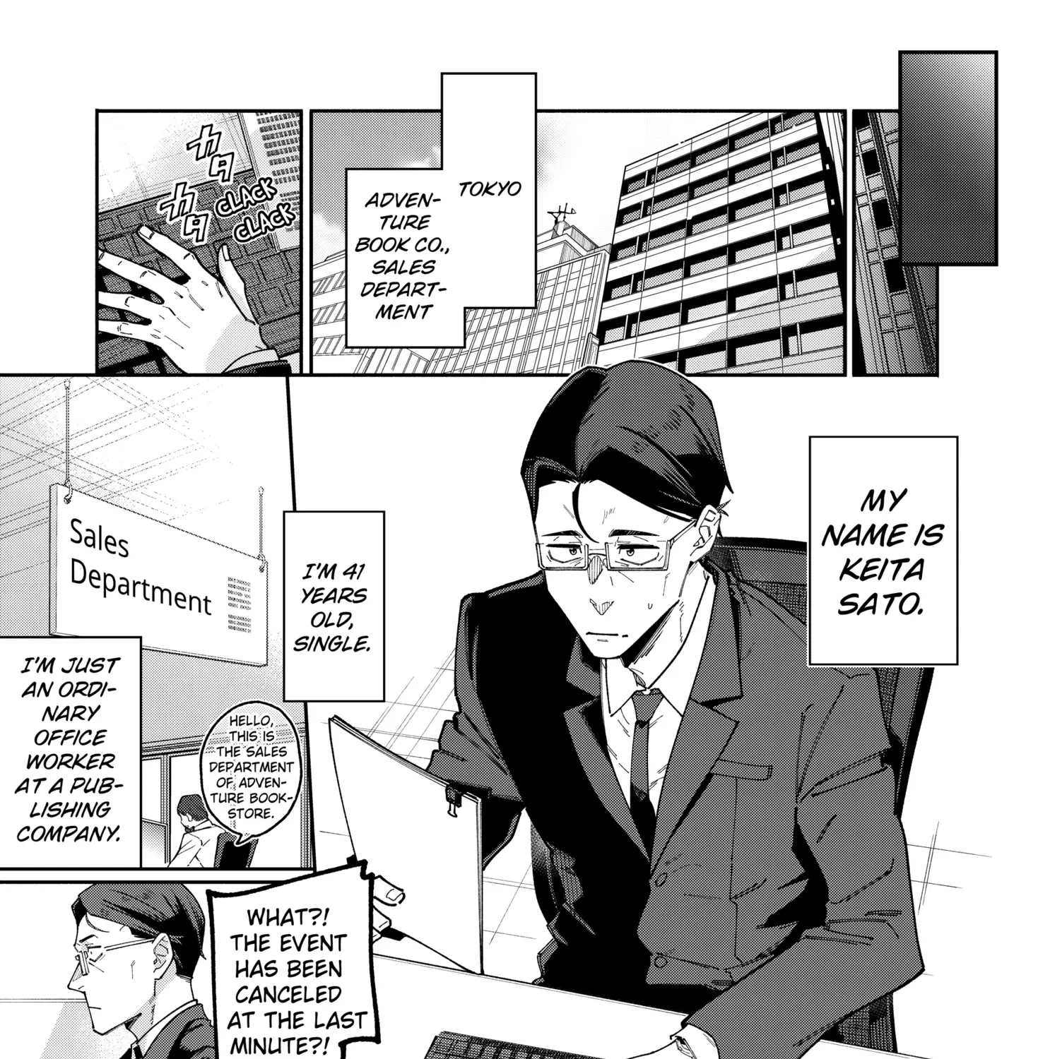 The Plain Salary Man Turned Out to Be a Hero He Was Invincible, Only to Be Exposed on His Niece's Dungeon Stream, chapter 1, page 13