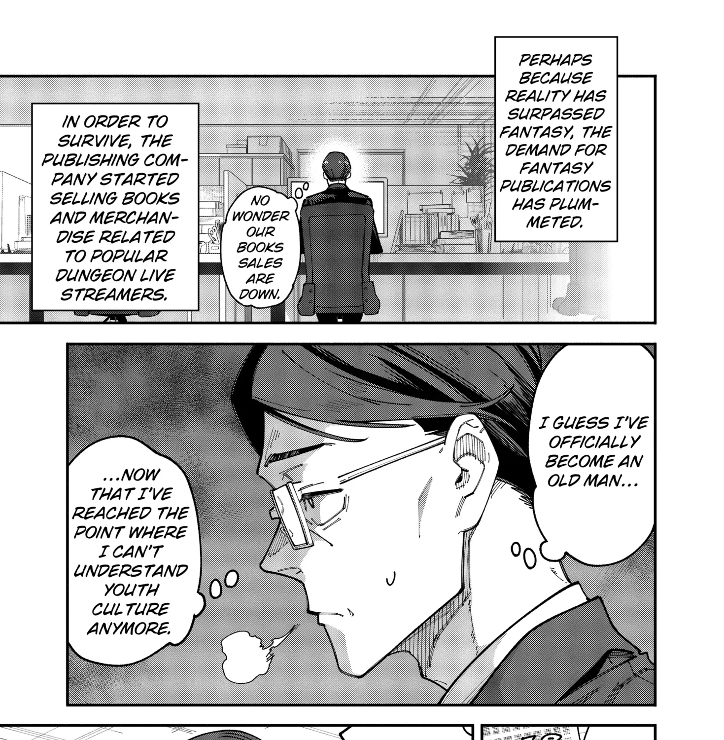 The Plain Salary Man Turned Out to Be a Hero He Was Invincible, Only to Be Exposed on His Niece's Dungeon Stream, chapter 1, page 21