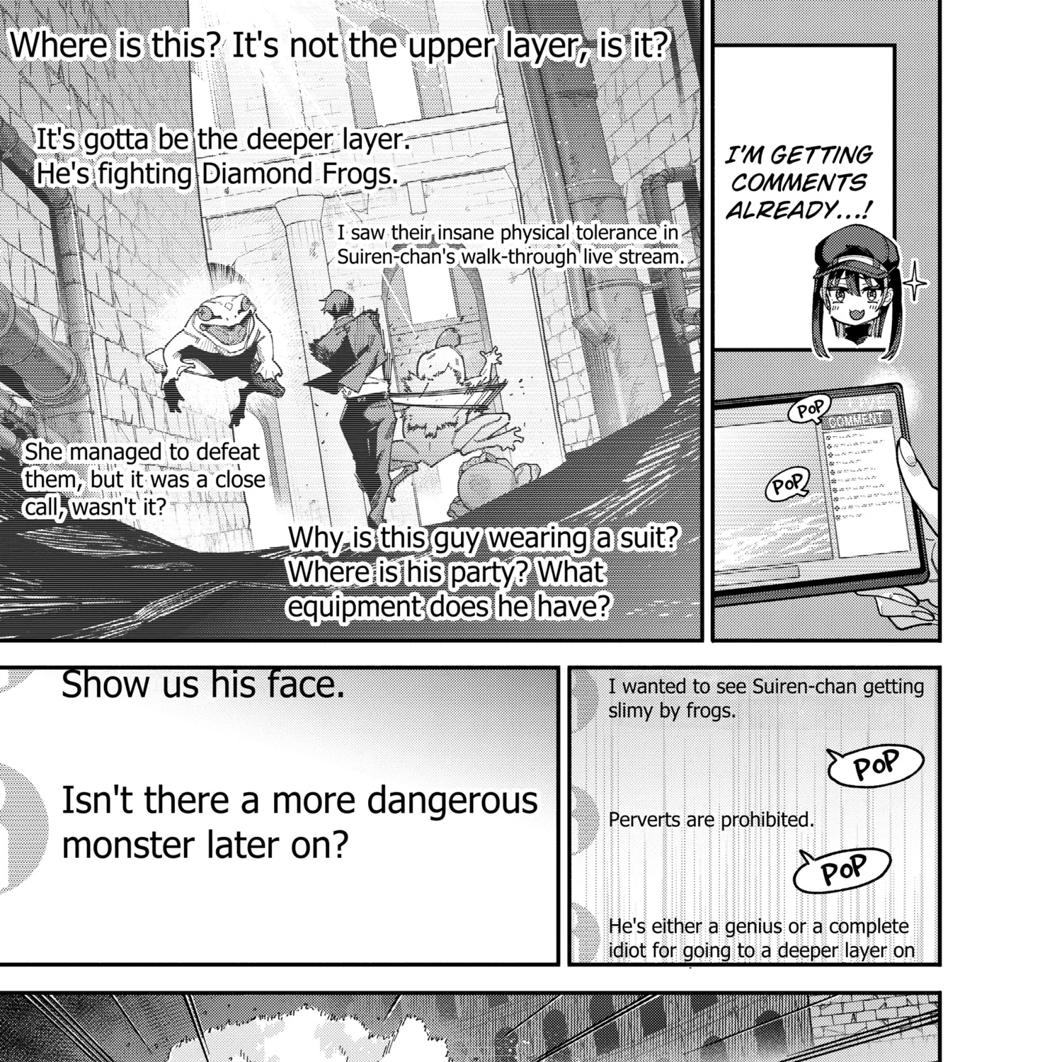 The Plain Salary Man Turned Out to Be a Hero He Was Invincible, Only to Be Exposed on His Niece's Dungeon Stream, chapter 1, page 77