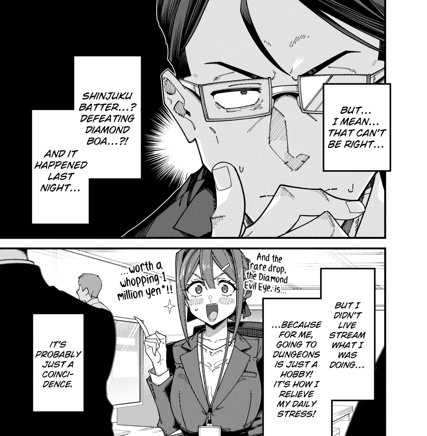 The Plain Salary Man Turned Out to Be a Hero He Was Invincible, Only to Be Exposed on His Niece's Dungeon Stream, chapter 3, page 9