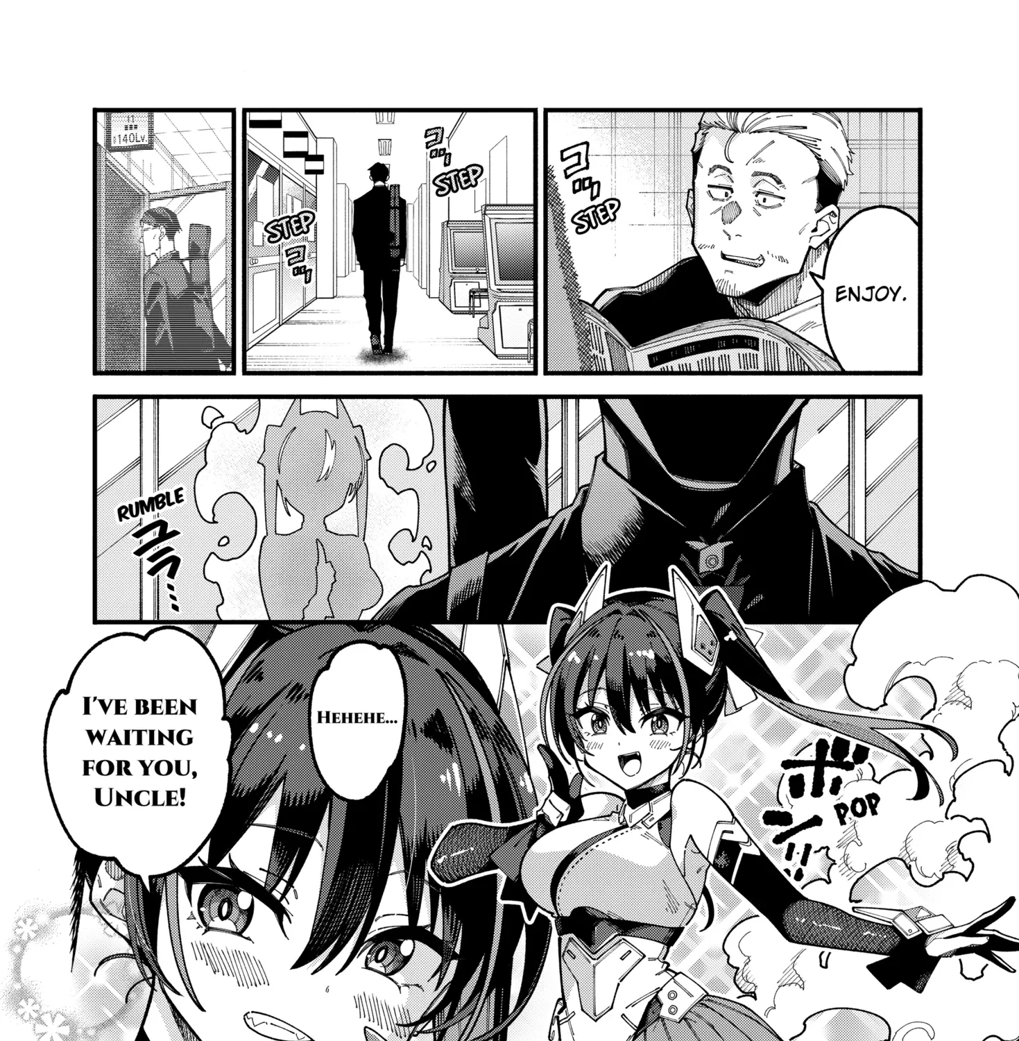 The Plain Salary Man Turned Out to Be a Hero He Was Invincible, Only to Be Exposed on His Niece's Dungeon Stream, chapter 4, page 9