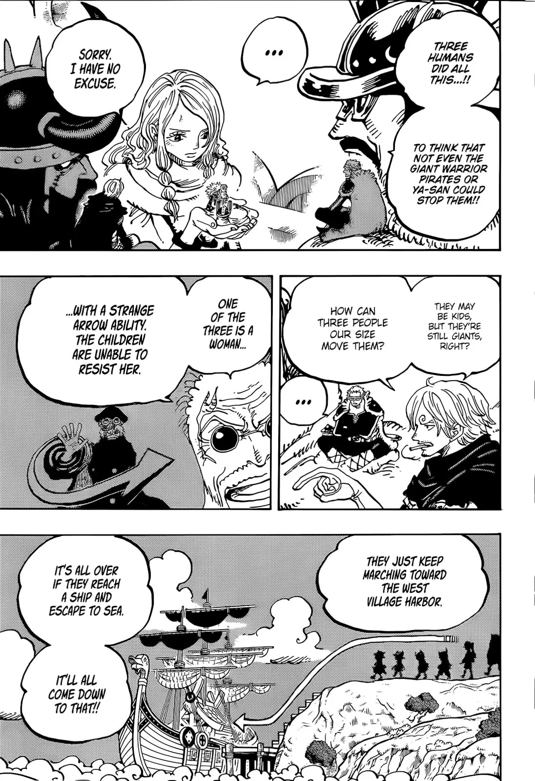 One Piece Manga, chapter 1172, page 3