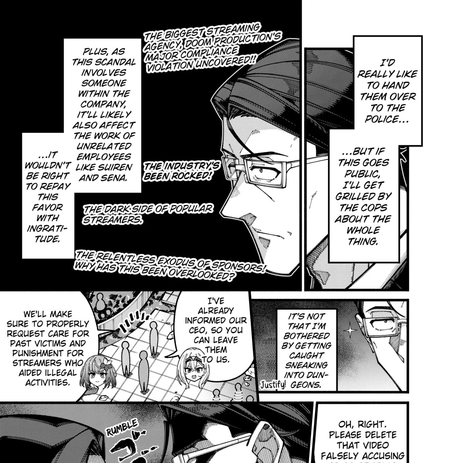 The Plain Salary Man Turned Out to Be a Hero He Was Invincible, Only to Be Exposed on His Niece's Dungeon Stream, chapter 20, page 9