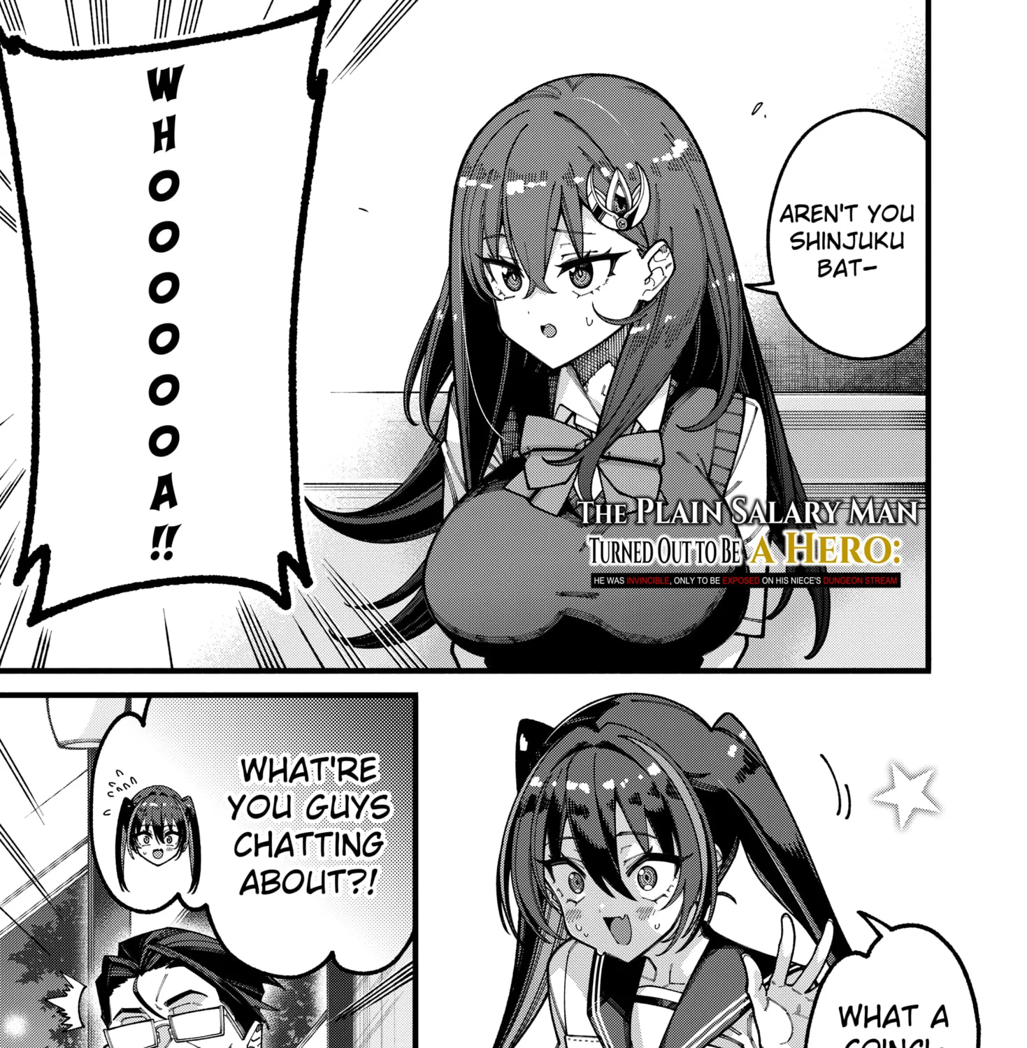 The Plain Salary Man Turned Out to Be a Hero He Was Invincible, Only to Be Exposed on His Niece's Dungeon Stream, chapter 21, page 1