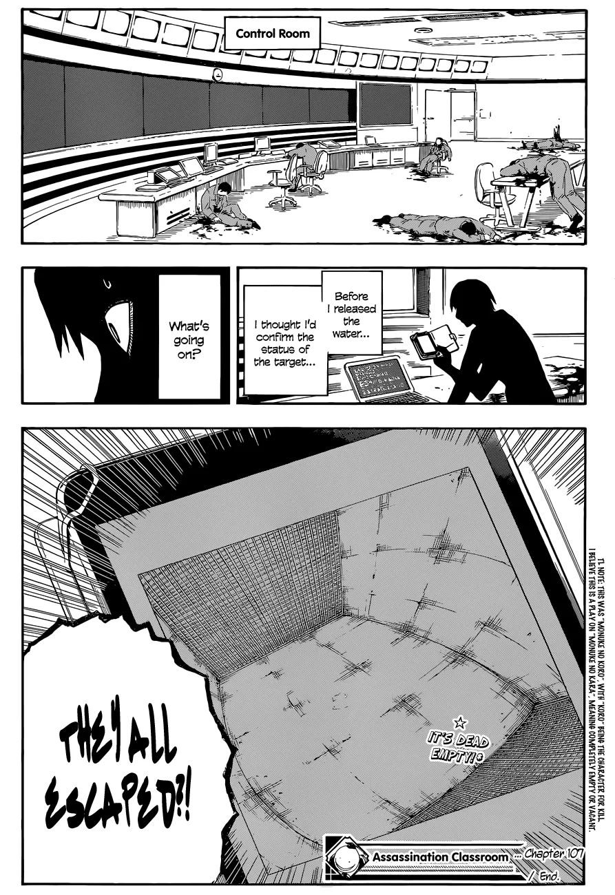 Assassination Classroom, chapter 107, page 20