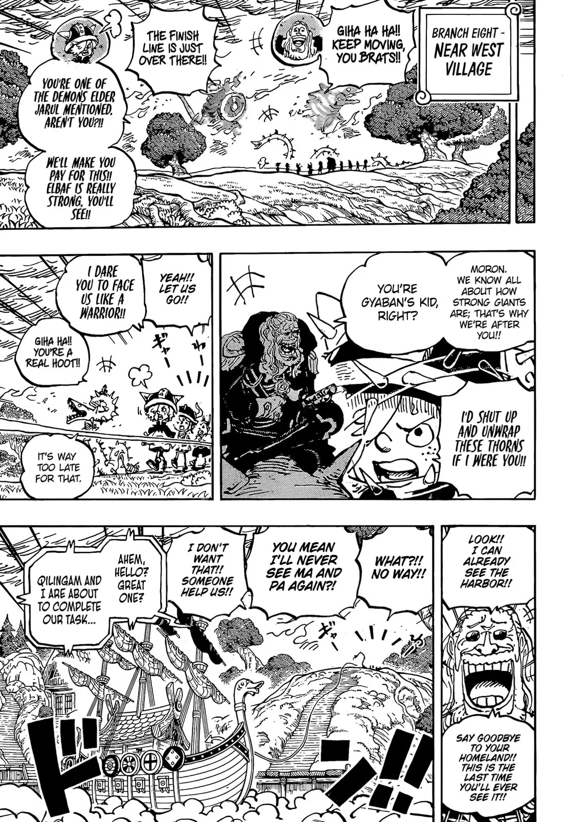 One Piece Manga, chapter 1173, page 10