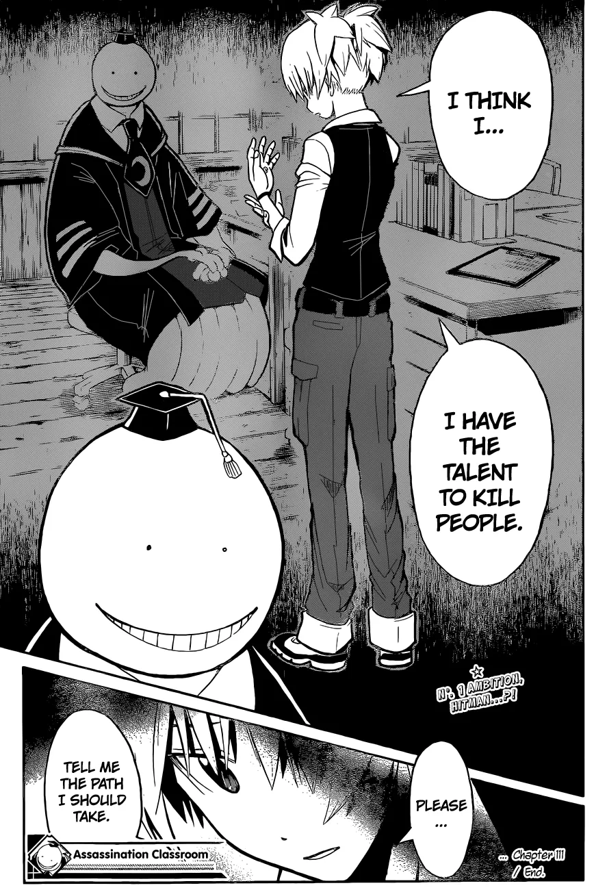 Assassination Classroom, chapter 111, page 19
