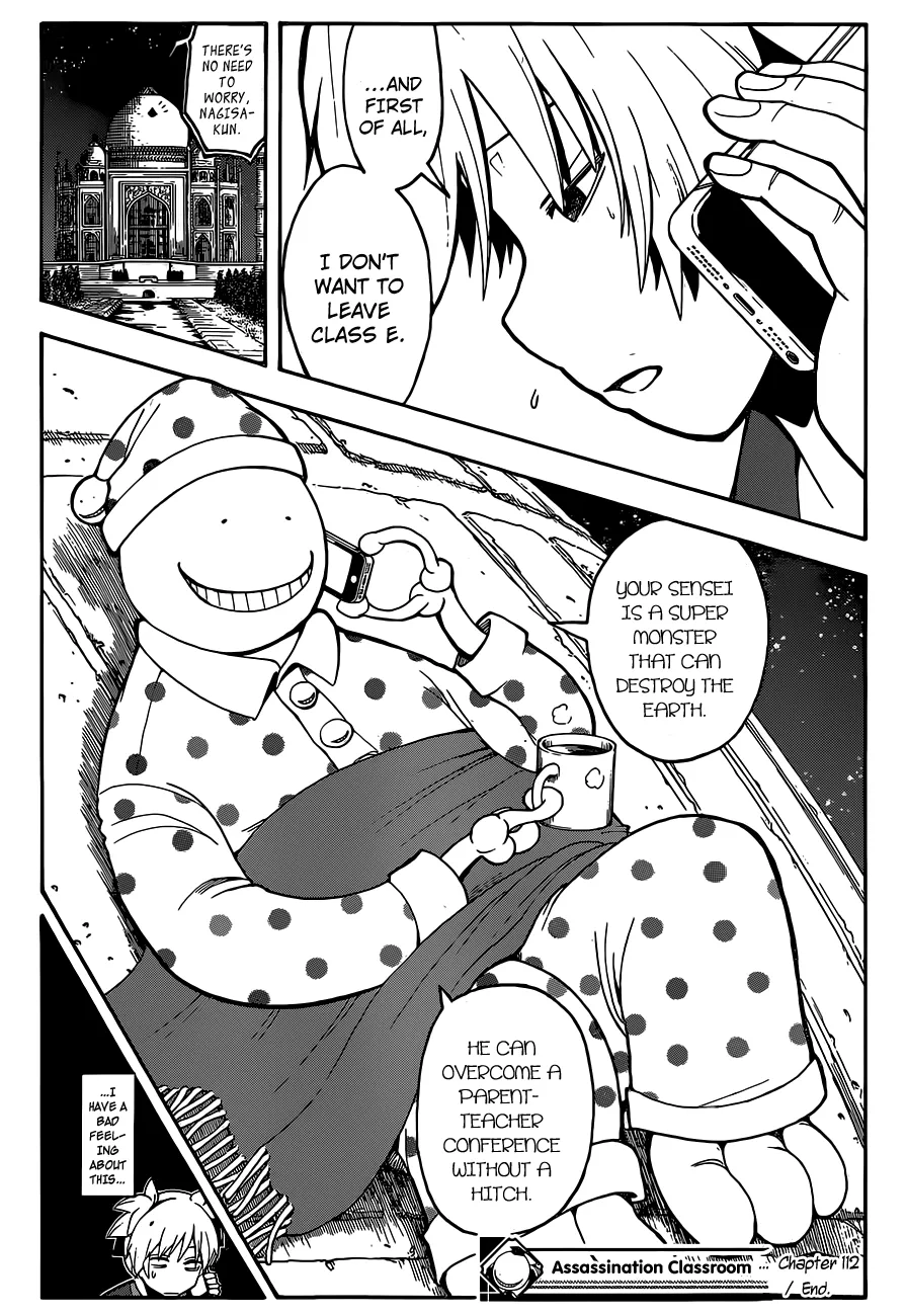 Assassination Classroom, chapter 112, page 20