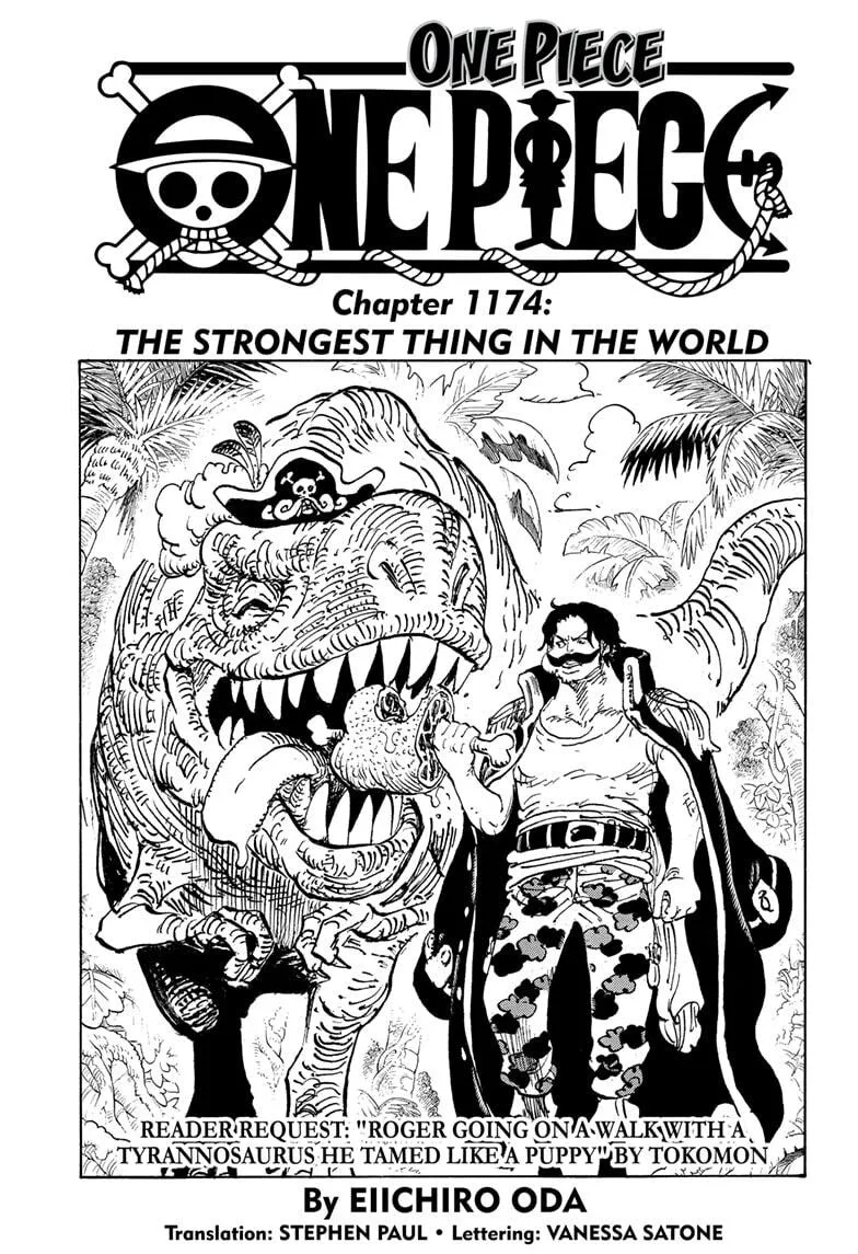 One Piece Manga, chapter 1174, page 1