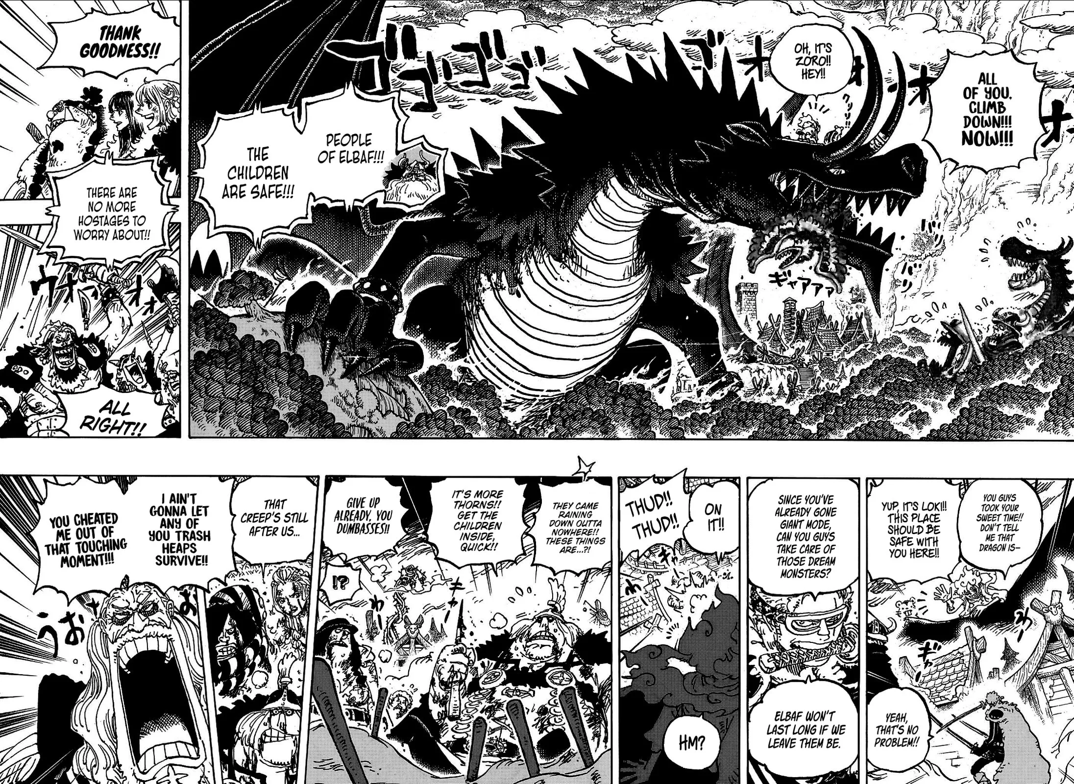 One Piece Manga, chapter 1175, page 4