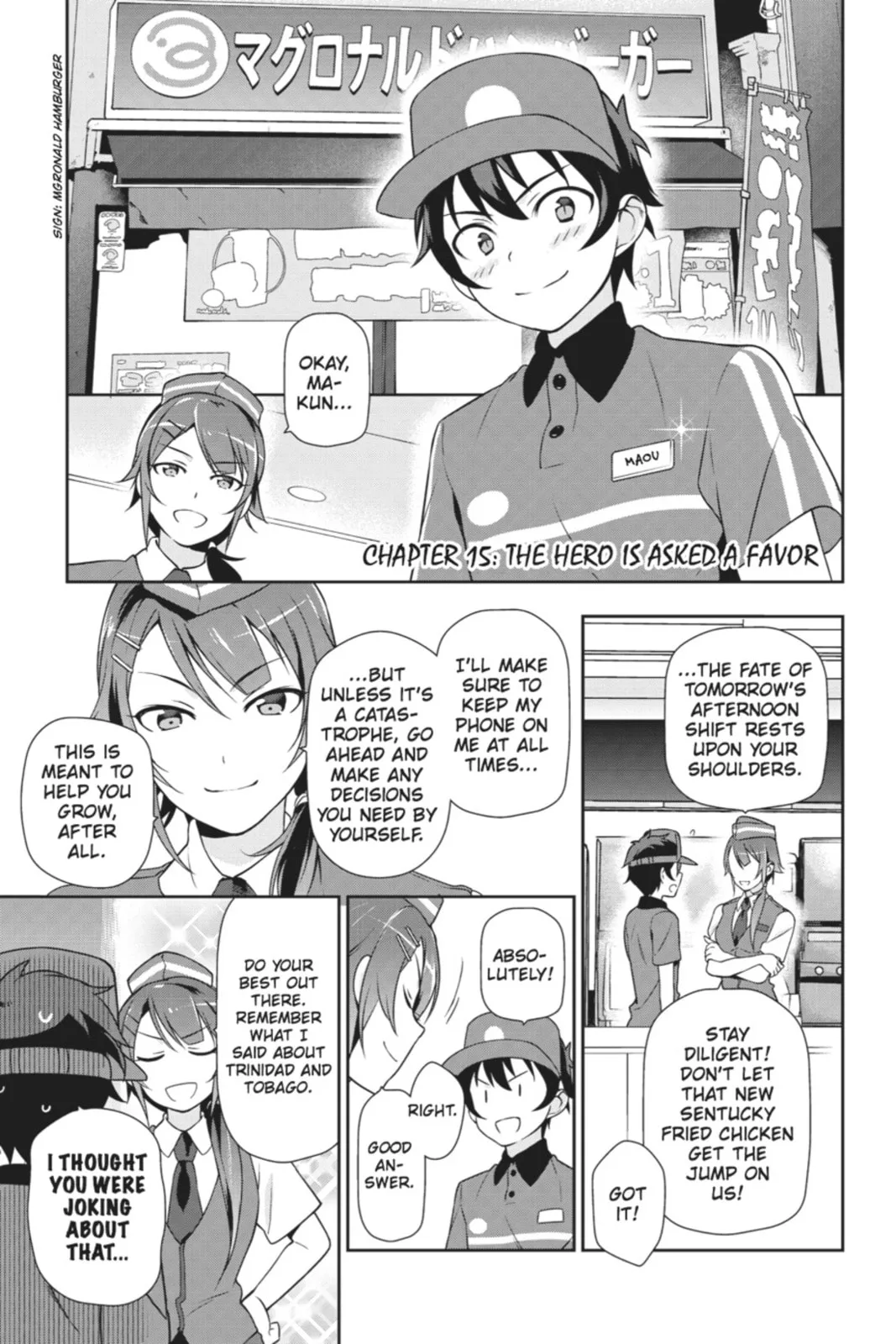The Devil is a Part-Timer!, chapter 15, page 1