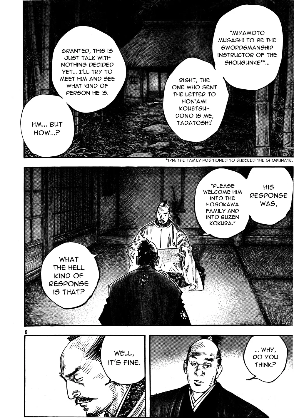 Vagabond Manga, chapter 290, page 6