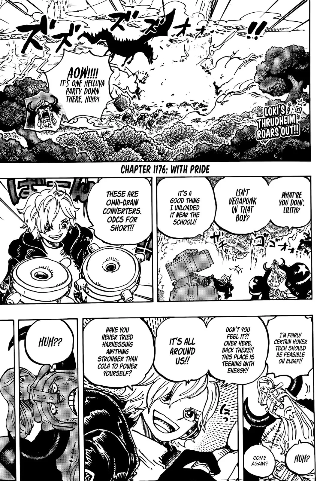 One Piece Manga, chapter 1176, page 11
