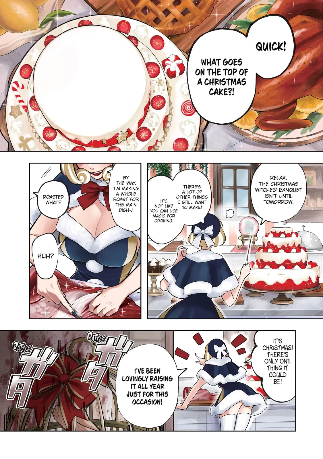 Ruby on the Cake: Hitokui Majo no Bansankai, chapter 1, page 1