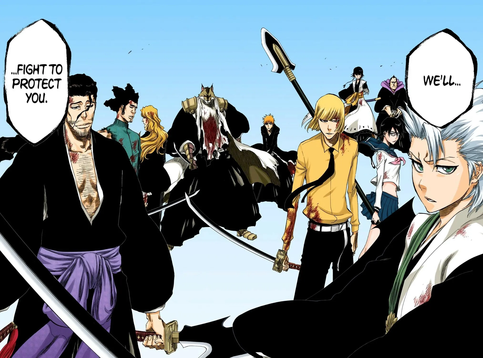 Bleach Colored Manga, chapter 388, page 35