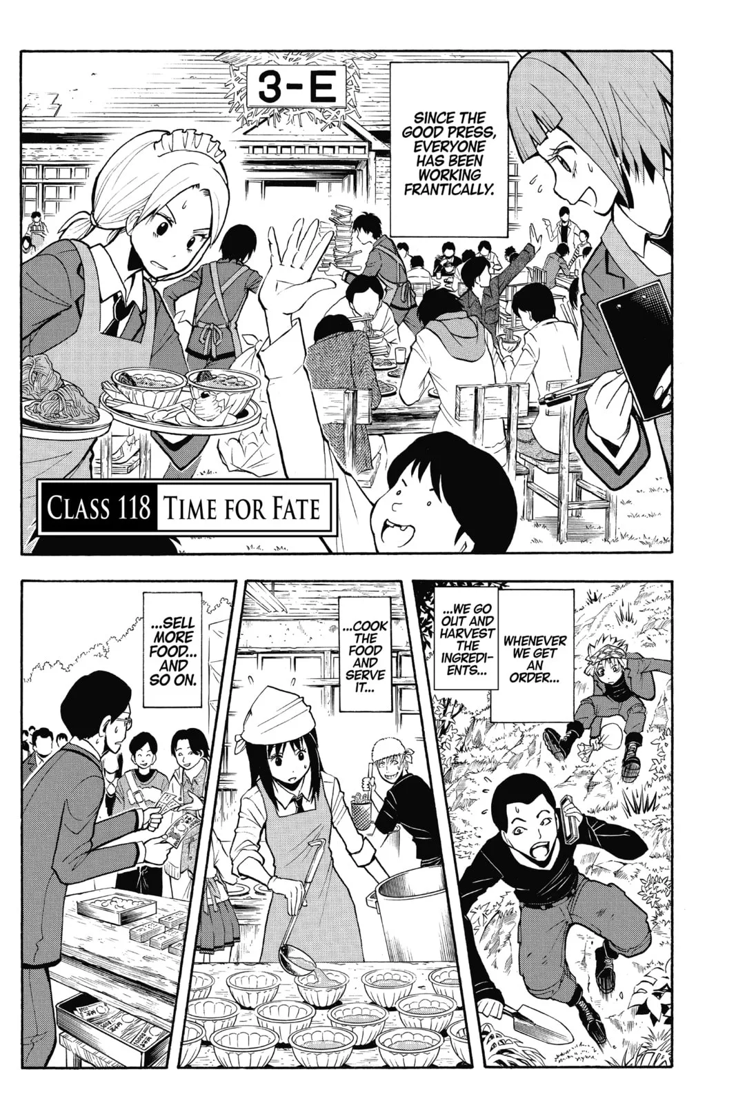 Assassination Classroom, chapter 118, page 1