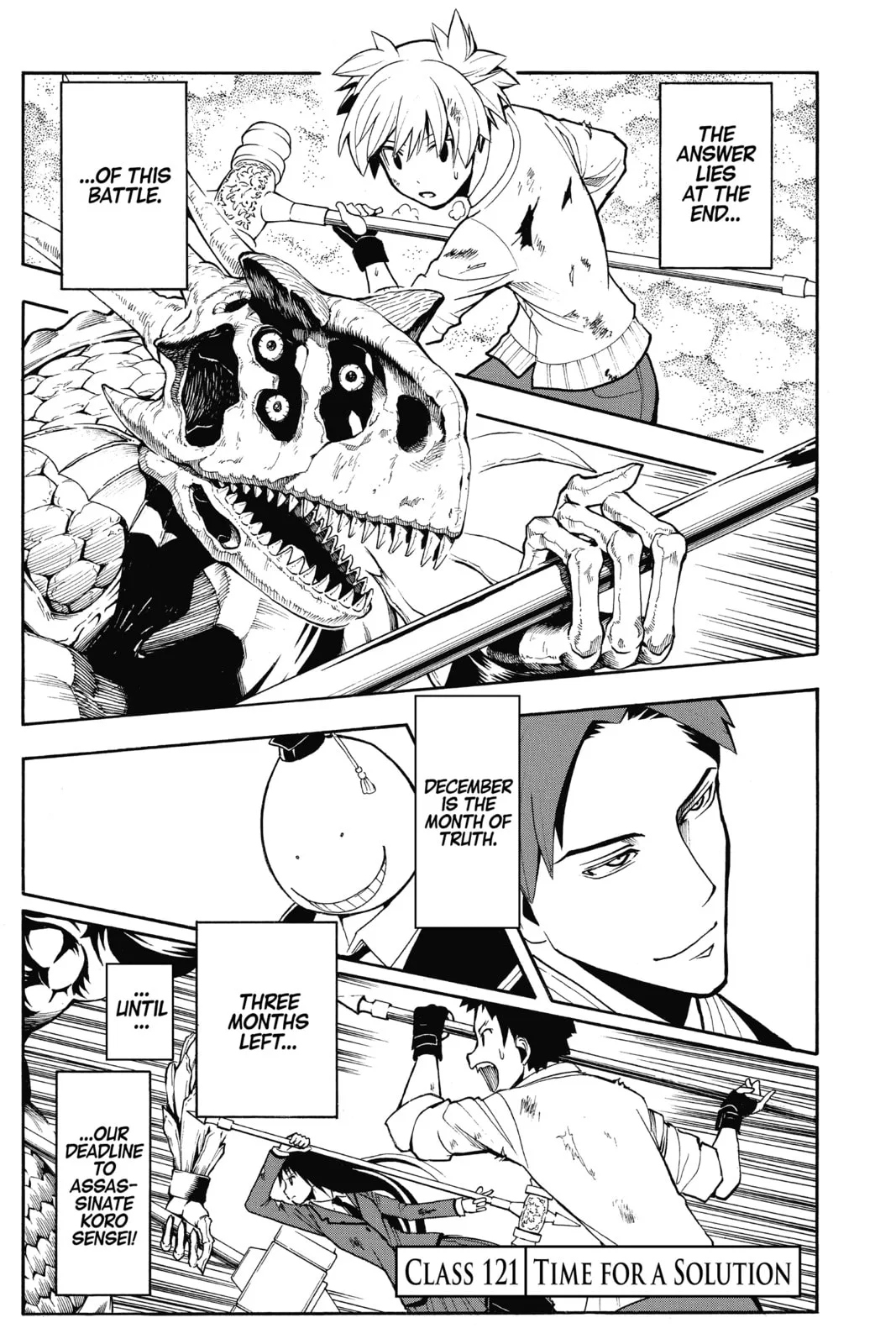 Assassination Classroom, chapter 121, page 1