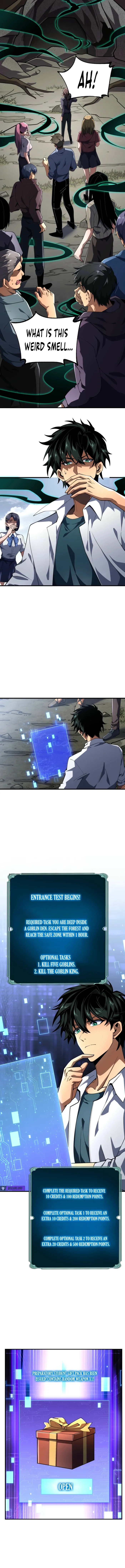 The SS-Rank Freshman at Dawn Academy, chapter 2, page 6