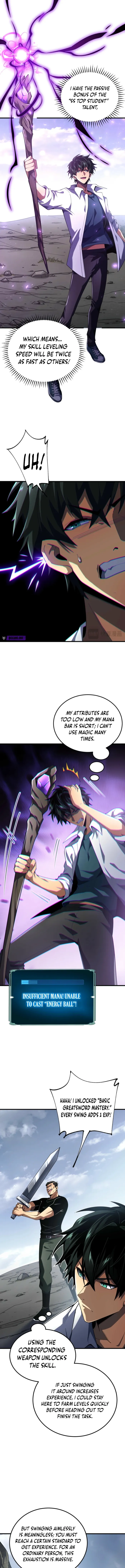 The SS-Rank Freshman at Dawn Academy, chapter 2, page 9