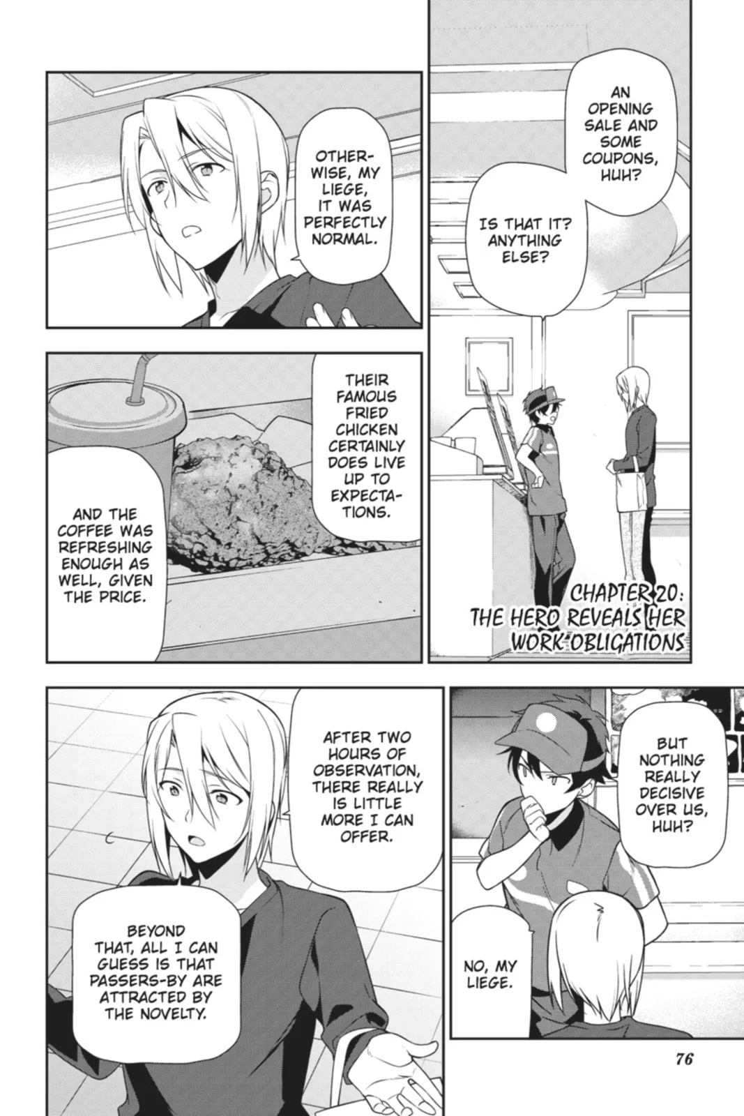 The Devil is a Part-Timer!, chapter 20, page 1