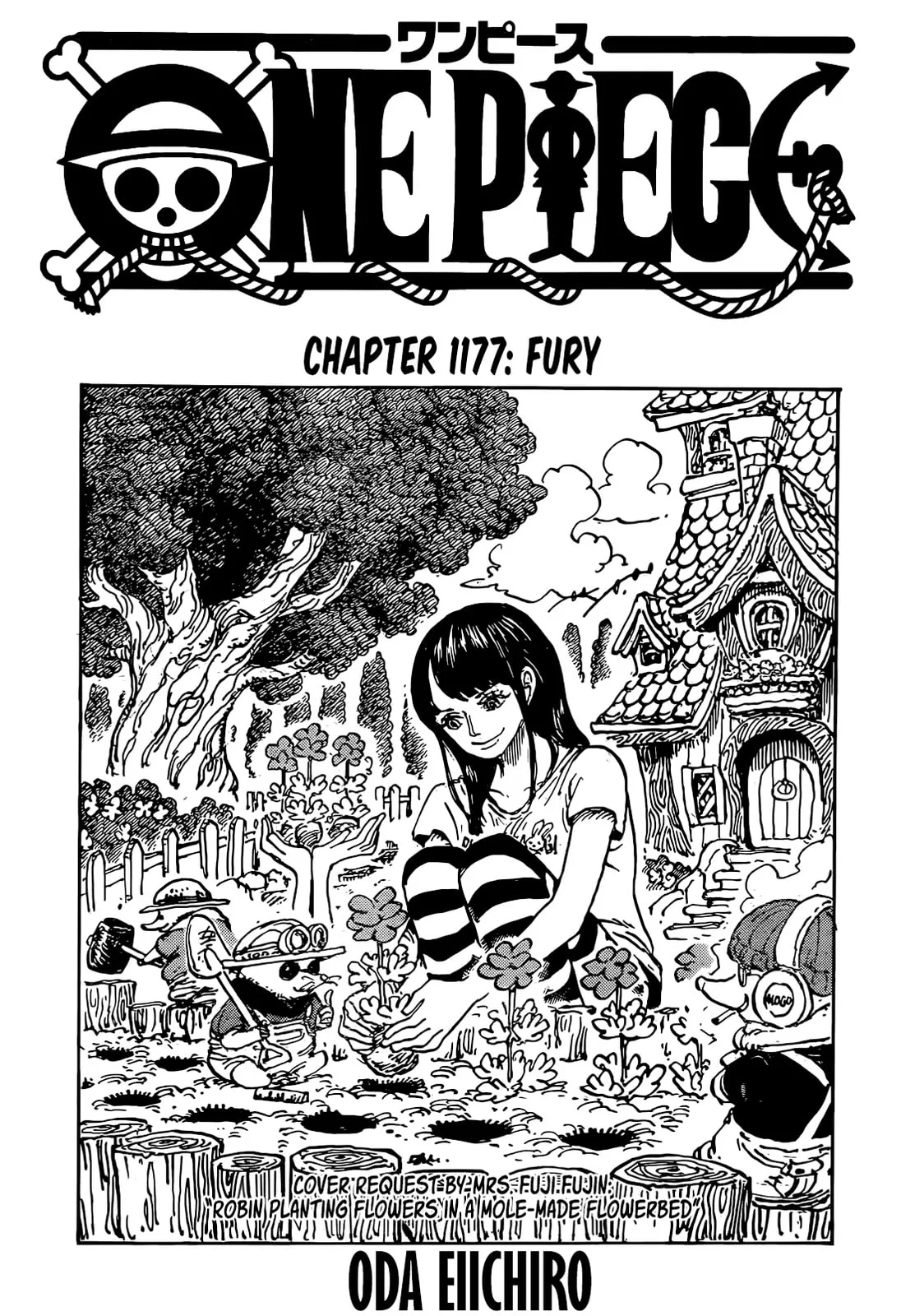 One Piece Manga, chapter 1177, page 1