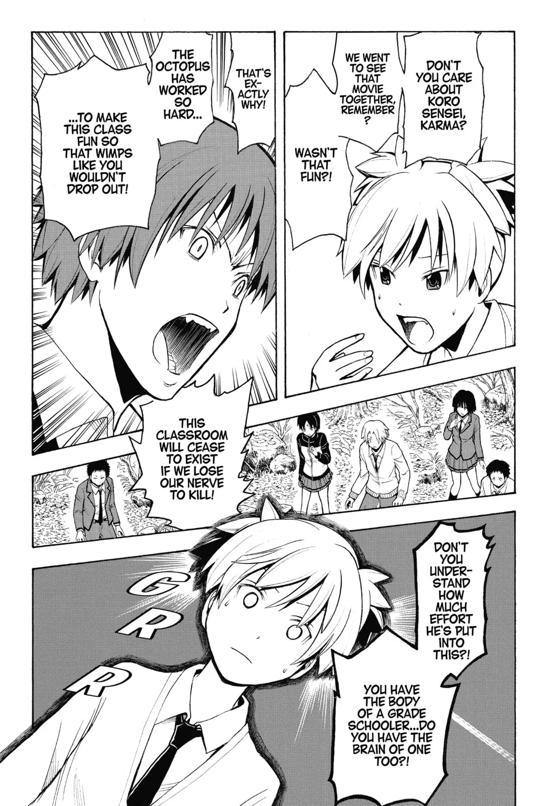 Assassination Classroom, chapter 143, page 8