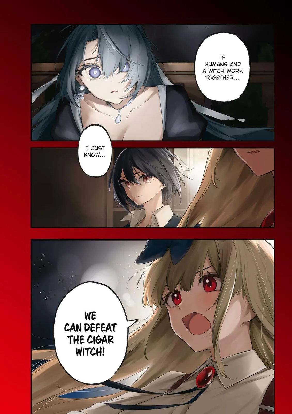 Ruby on the Cake: Hitokui Majo no Bansankai, chapter 18, page 1