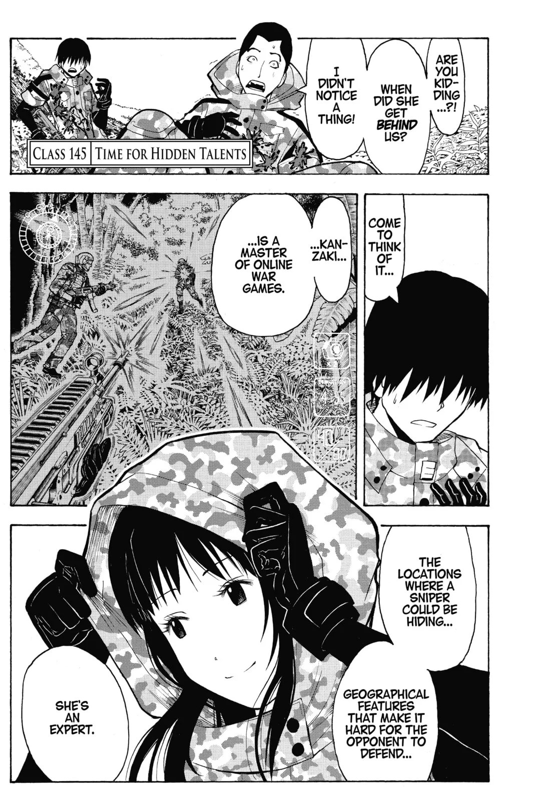 Assassination Classroom, chapter 145, page 1