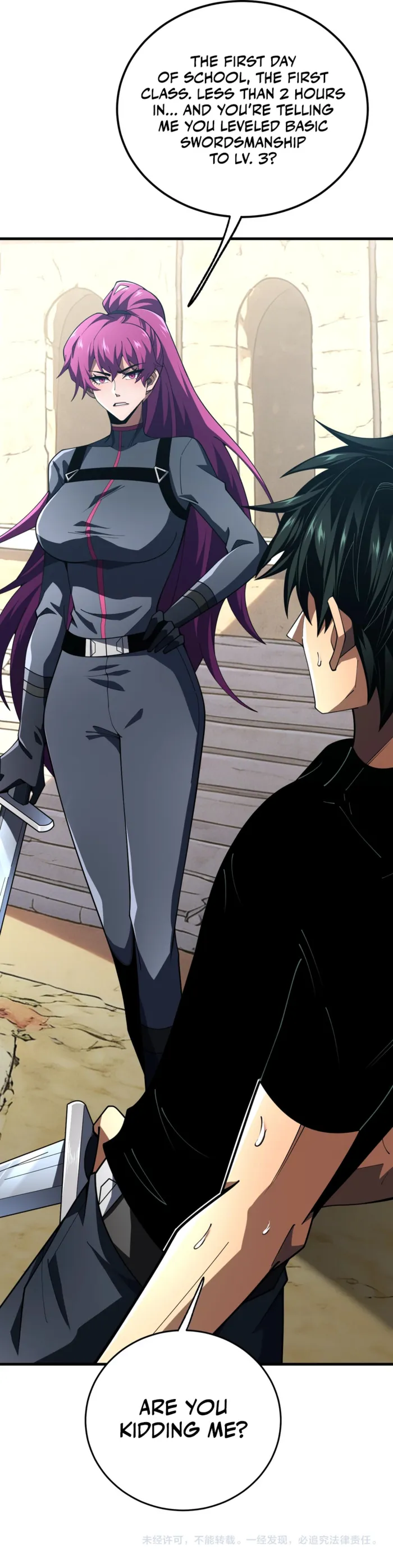 The SS-Rank Freshman at Dawn Academy, chapter 7, page 9