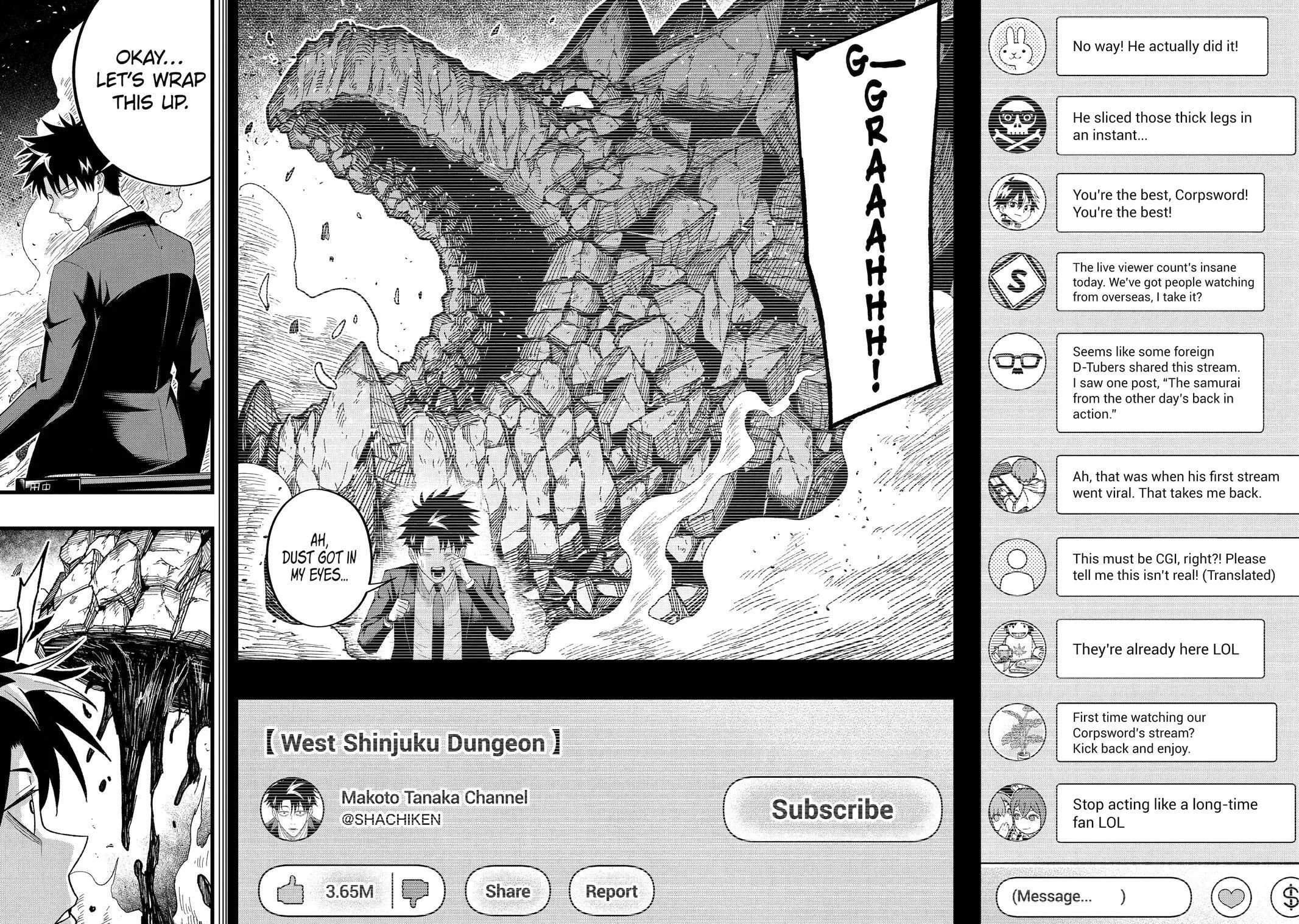 The Corporate Slave Sword Master Becomes a Broadcaster, chapter 13, page 8