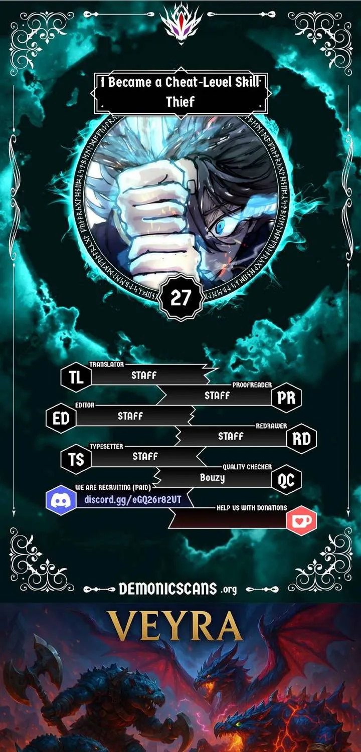 Becoming a Cheat-Level Skill Thief, chapter 27, page 1