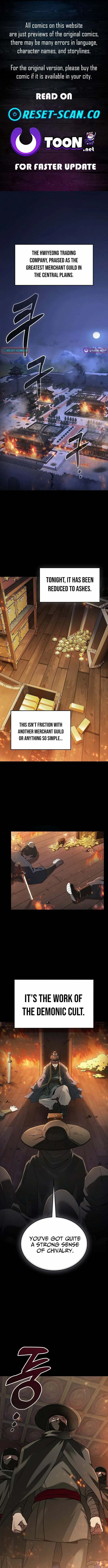 Golden Martial God, chapter 1, page 1