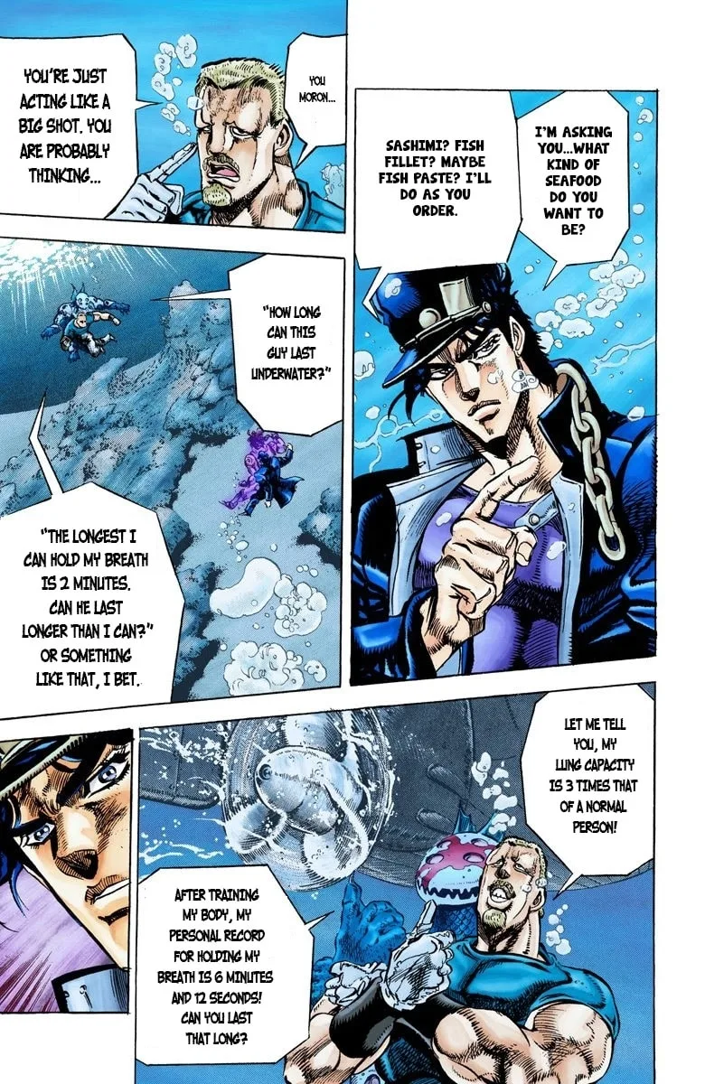 JoJo no Kimyou na Bouken Part 3: Stardust Crusaders Colored Manga, chapter 16, page 9