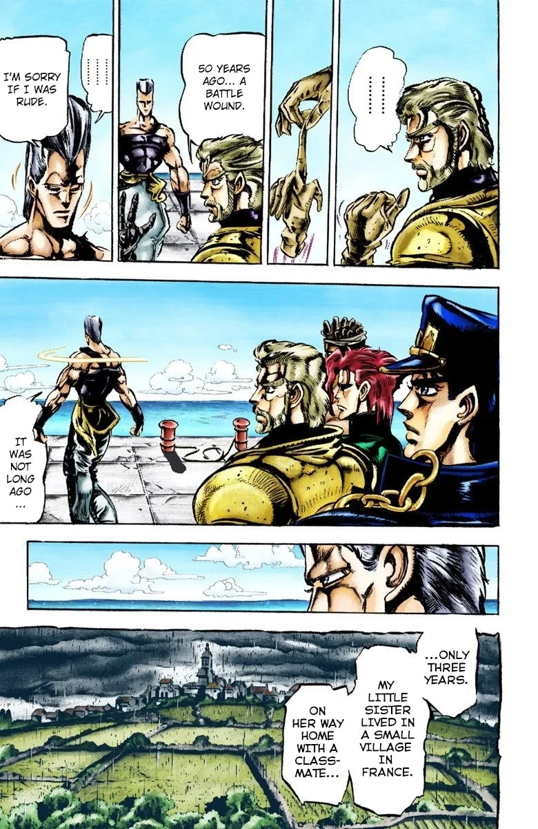 JoJo no Kimyou na Bouken Part 3: Stardust Crusaders Colored Manga, chapter 14, page 4
