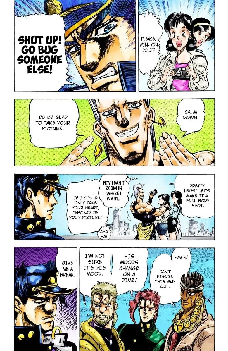 JoJo no Kimyou na Bouken Part 3: Stardust Crusaders Colored Manga, chapter 14, page 11
