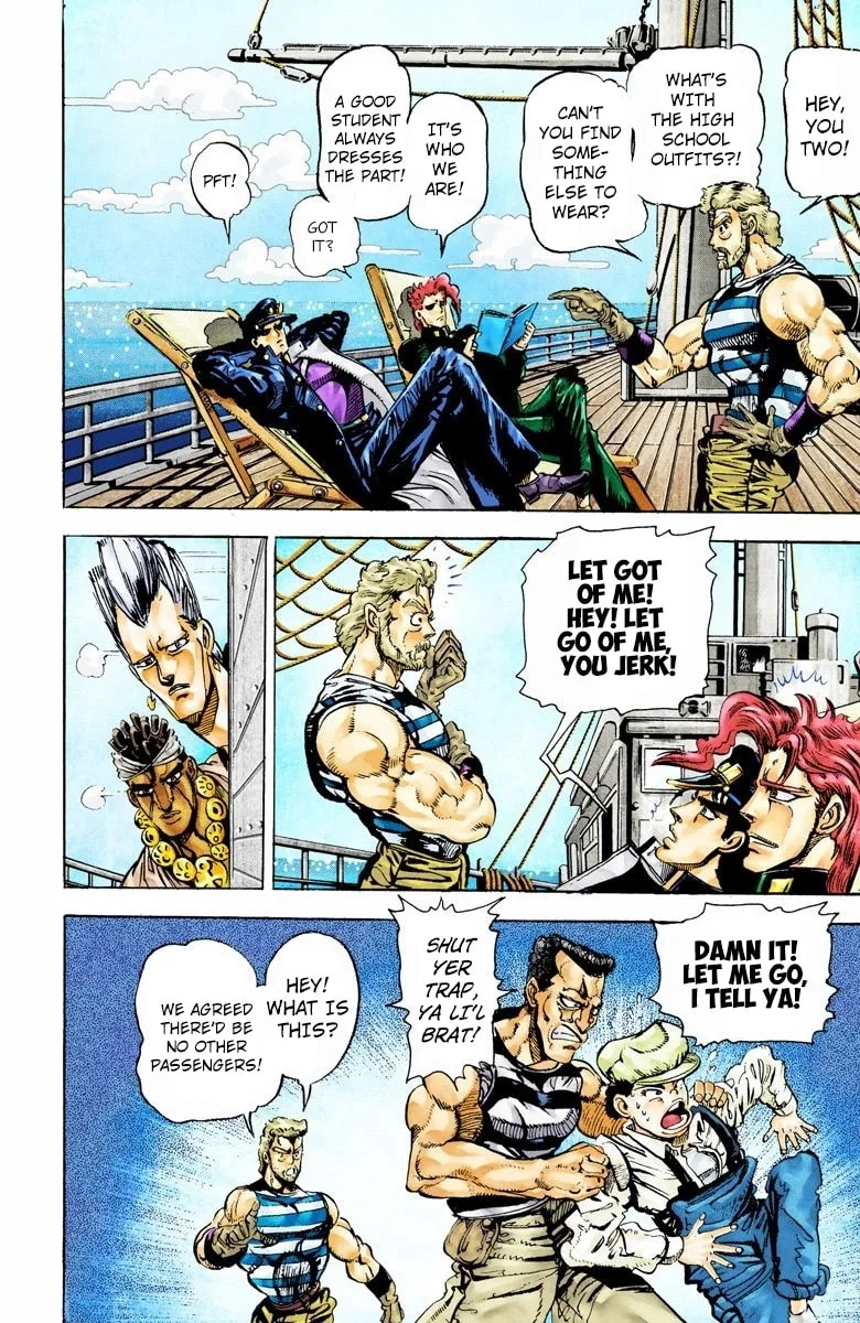 JoJo no Kimyou na Bouken Part 3: Stardust Crusaders Colored Manga, chapter 14, page 13