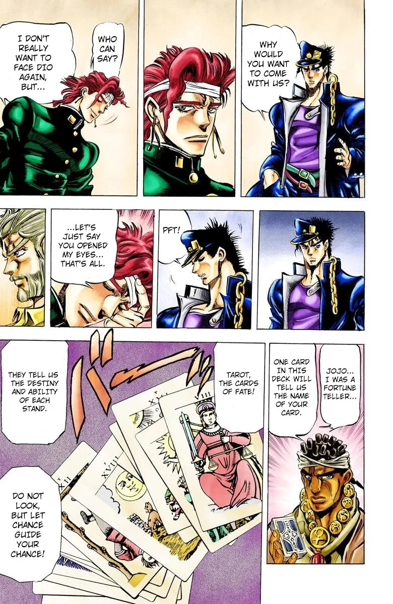 JoJo no Kimyou na Bouken Part 3: Stardust Crusaders Colored Manga, chapter 8, page 19