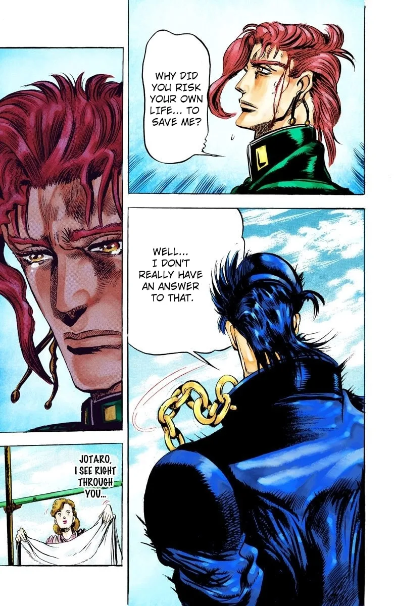 JoJo no Kimyou na Bouken Part 3: Stardust Crusaders Colored Manga, chapter 7, page 17