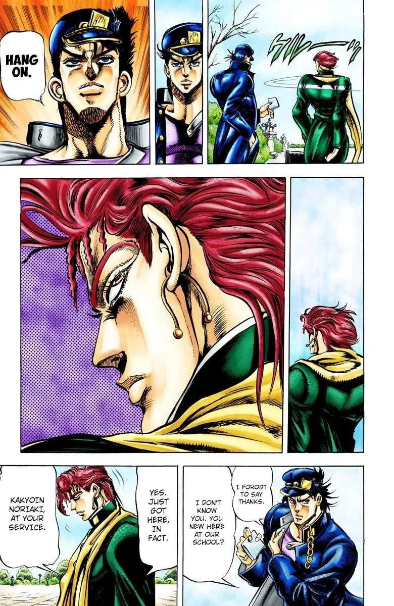 JoJo no Kimyou na Bouken Part 3: Stardust Crusaders Colored Manga, chapter 5, page 8