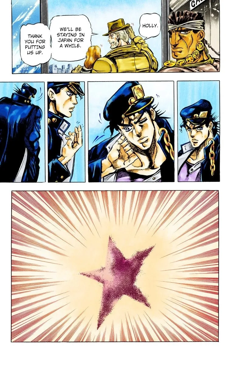 JoJo no Kimyou na Bouken Part 3: Stardust Crusaders Colored Manga, chapter 4, page 10