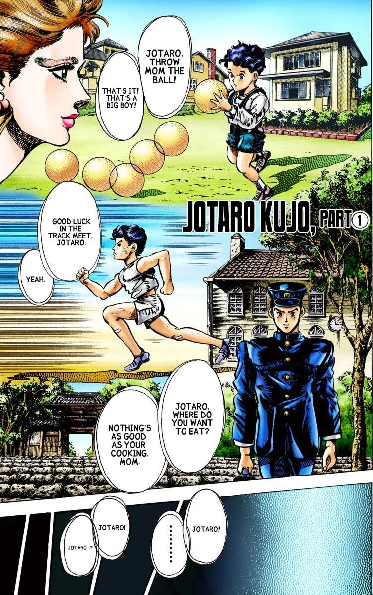 JoJo no Kimyou na Bouken Part 3: Stardust Crusaders Colored Manga, chapter 1, page 2